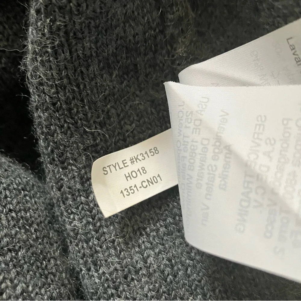 J Crew Collection Alpaca Wool Double Breasted Collarless Sweater Coat Cardigan